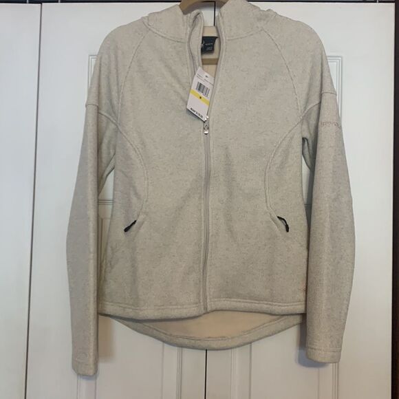 Spyder Cara Oatmeal Heather Full Zip Jacket Hoodie Large New $129 - Picture 4 of 4